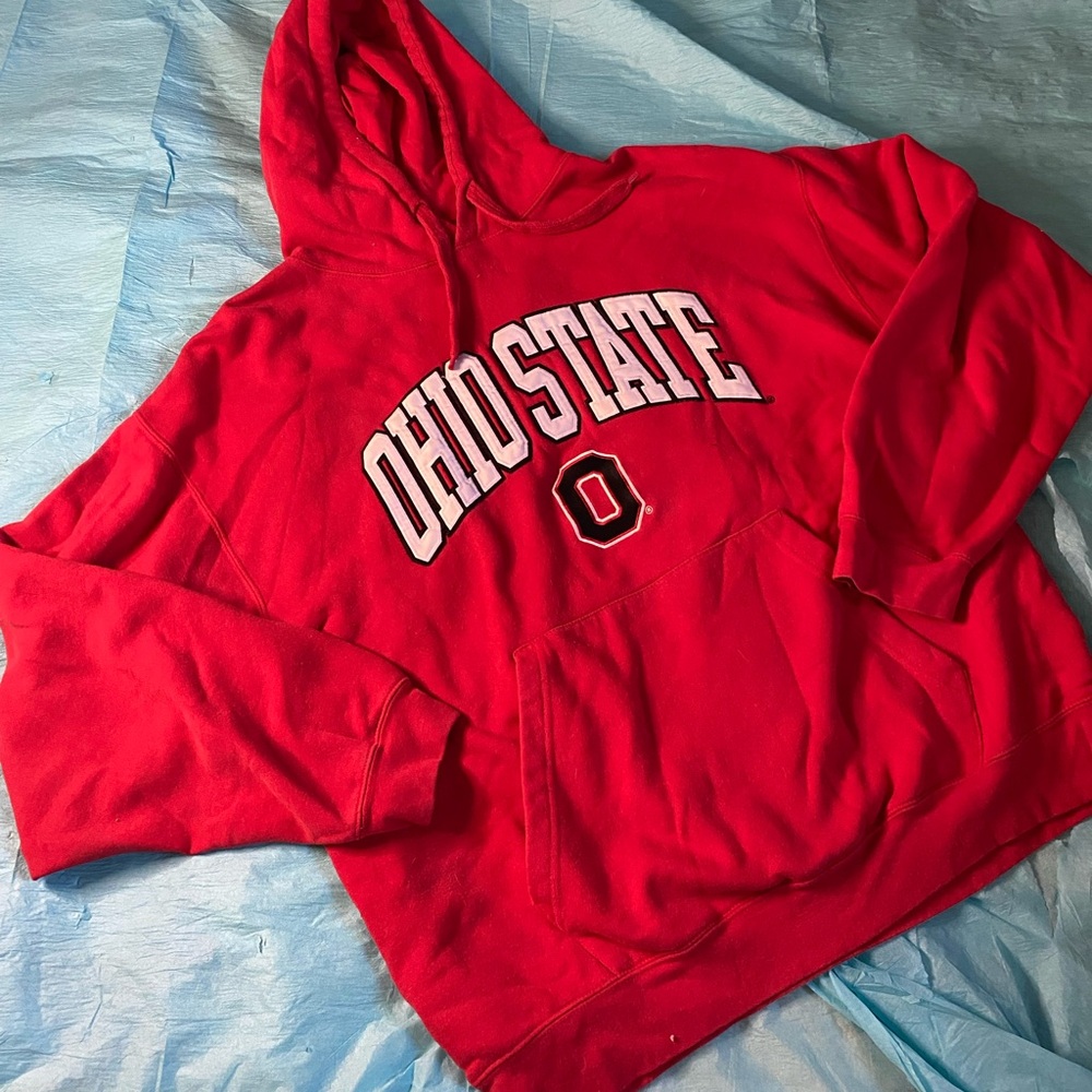 VINTAGE OHIO STATE EMBROIDERED HOODIE